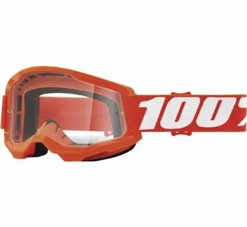 OCHELARI 100% STRATA 2 GOGGLE ORANGE CLEAR LENS Calitate înaltă