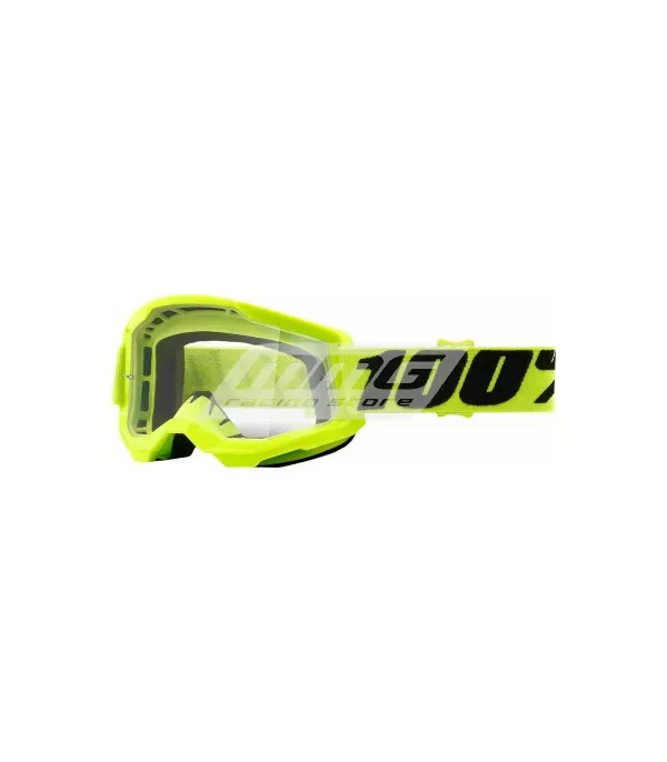 OCHELARI 100% STRATA 2 GOGGLE FLUO/YELLOW CLEAR LENS Cumpără online
