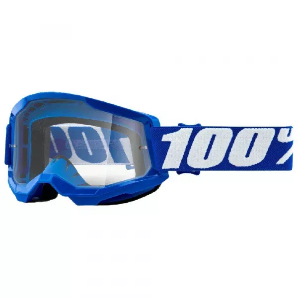OCHELARI 100% STRATA 2 GOGGLE BLUE CLEAR LENS Mai ieftin