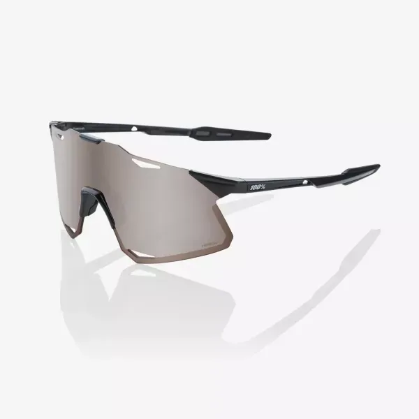 Cel mai vândut OCHELARI 100% HYPERCRAFT - GLOSS BLACK - HIPER SILVER MIRROR LENS
