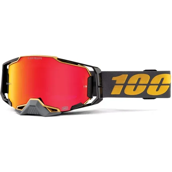 Premium OCHELARI 100% ARMEGA HIPER GOGGLE FALCON 5 MIRROR RED LENS