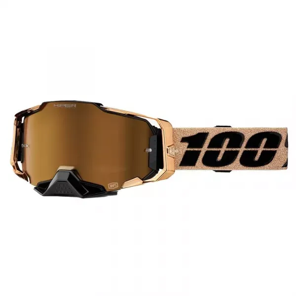 OCHELARI 100% ARMEGA HIPER GOGGLE BRONZE MIRROR BRONZE MULTILAYER LENS Plată securizată