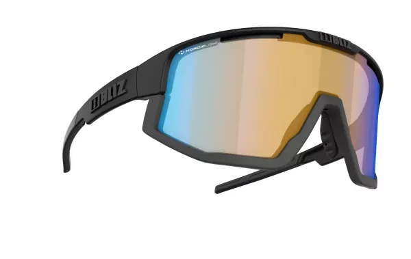 OCHELARI BLIZ VISION MATT NORDIC LIGHT BLACK ORANGE/BLUE MULTI Ultima șansă