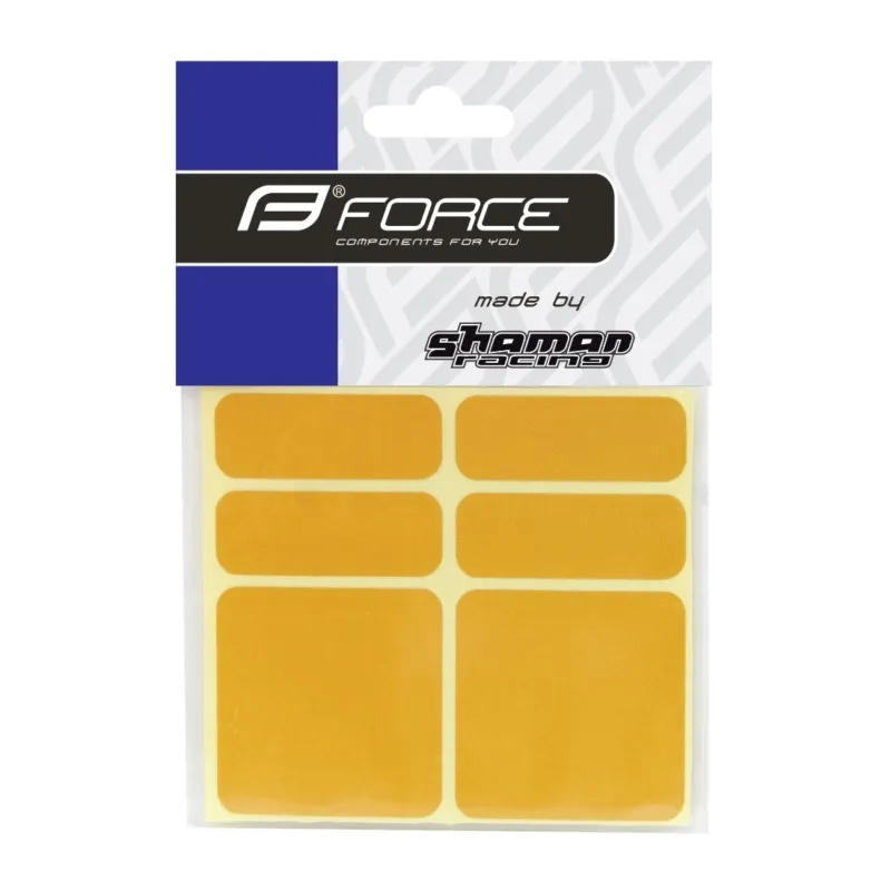 Autocolante Reflectorizante Force Set 6 Bucati Yellow Popular