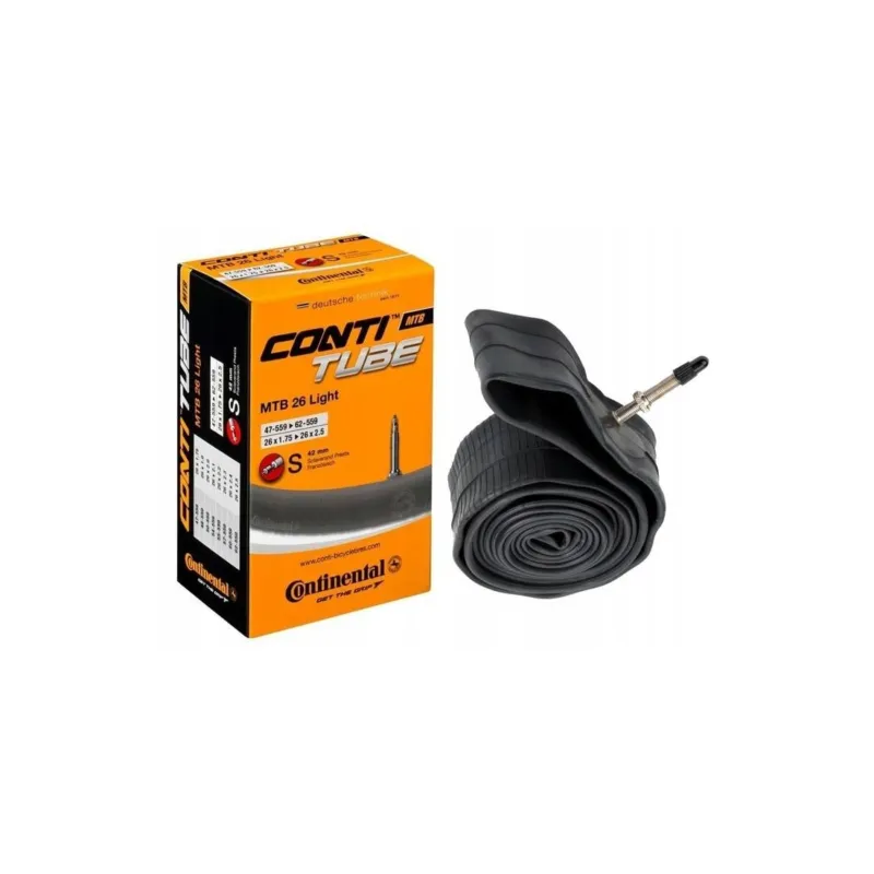 Camera Continental MTB 26 Light, 47/62-559, 26x1.75-2.5, S42 Ultima șansă