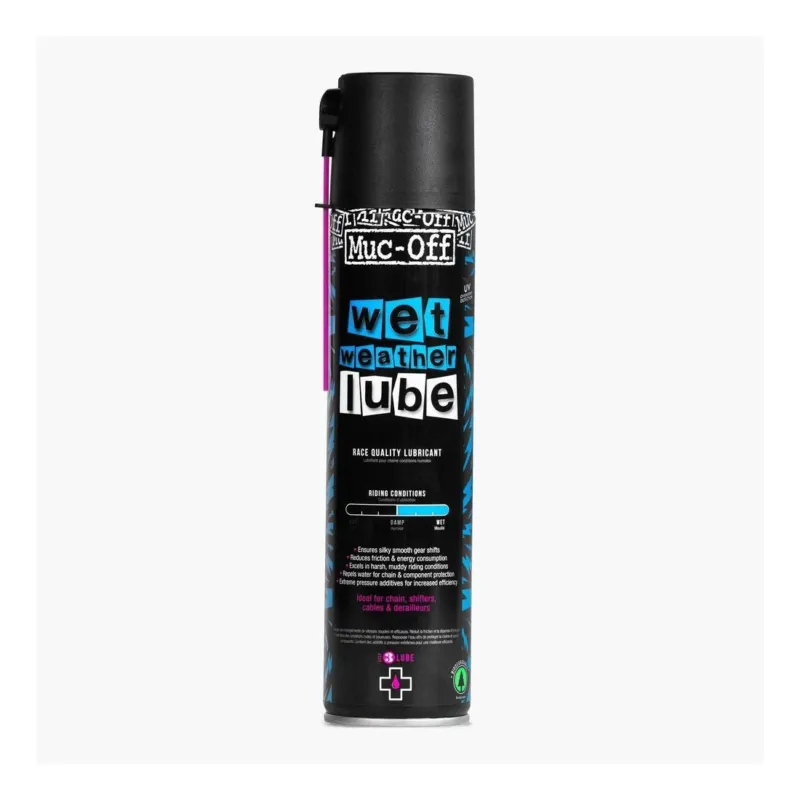 Spray Muc-Off Wet Weather Lube 400ml Nu rata