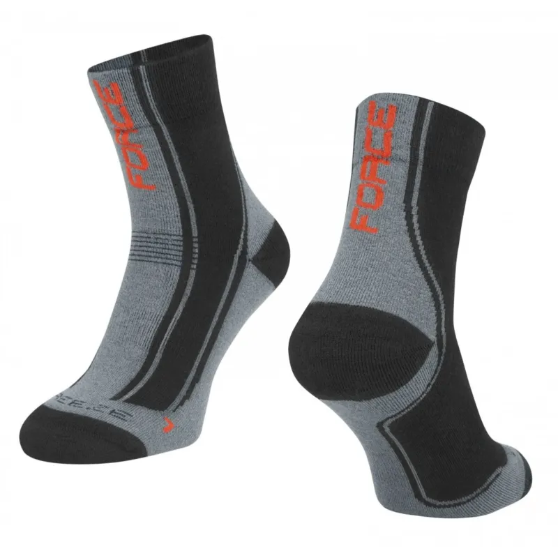 Sosete Force Freeze negru/rosu XXL/48-49 Transport gratuit