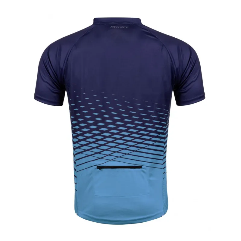 Tricou maneca scurta Force MTB Angle albastru XS Doar azi