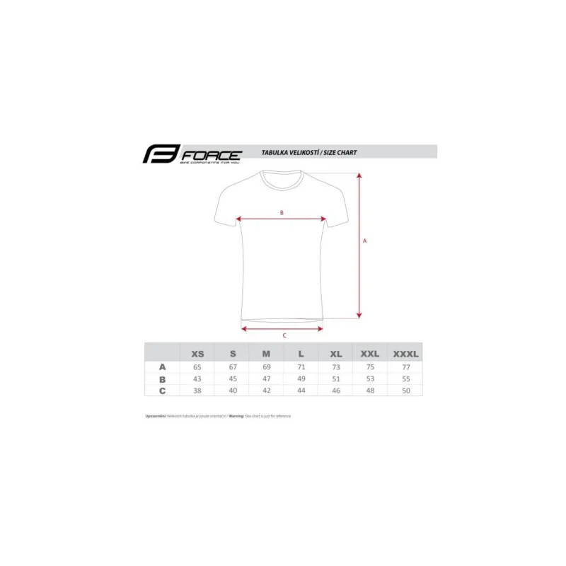 Tricou ciclism Force Bike Black XS Chilipir