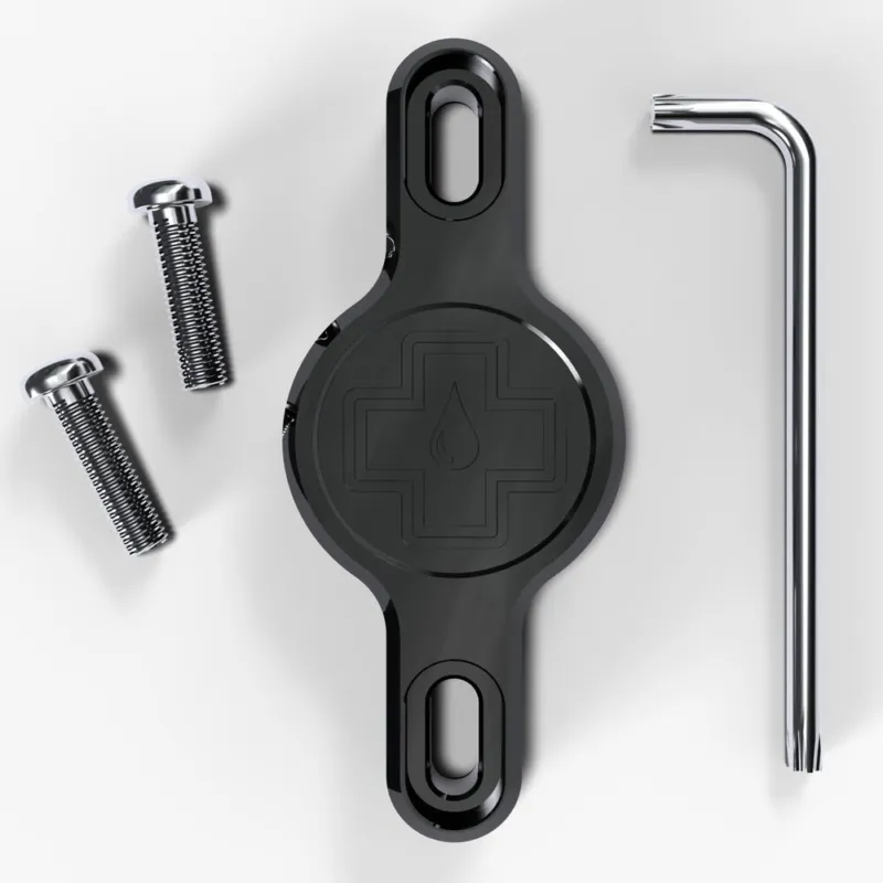 Ultima șansă Suport Apple AirTag pentru cadru Muc-Off Secure Tag Holder V2 Negru