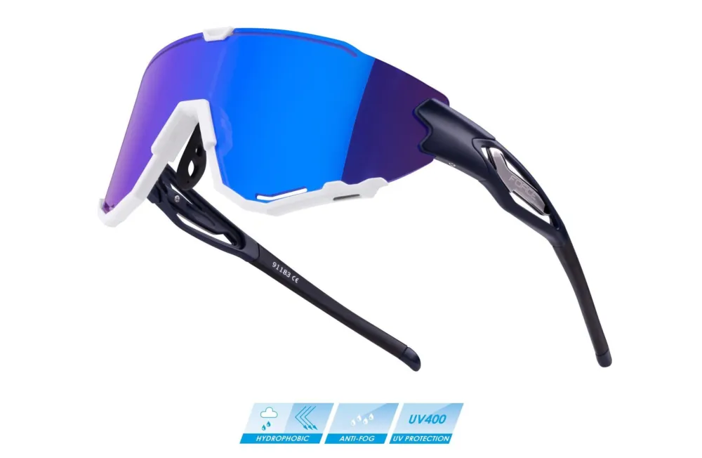 Ochelari Force Creed lentila revo albastra albastru/alb Lichidare de stoc