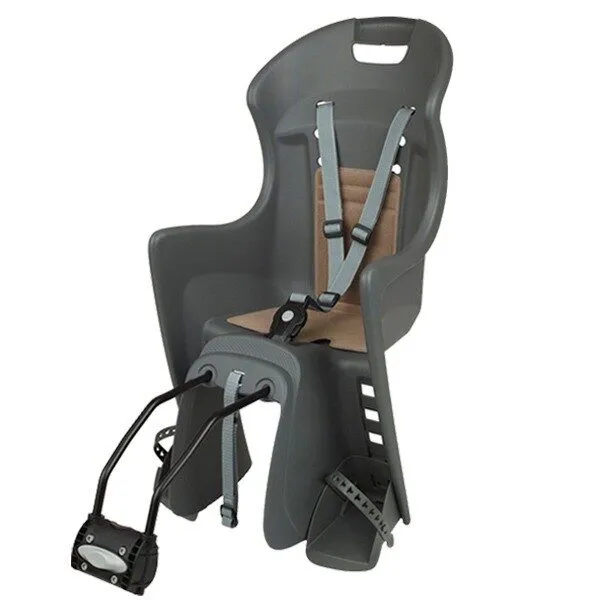 Scaun Copii Spate Dieffe Bikey Cool FM Gri/Maro Premium