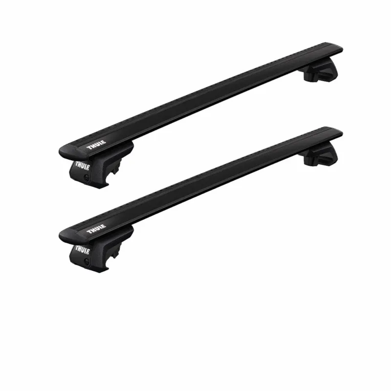 Bare auto transversale Thule Evo WingBar Black ALFA ROMEO 156 Crosswagon 5 usi Estate cu bare longitudinale ridicate (2000-2007) Reduceri