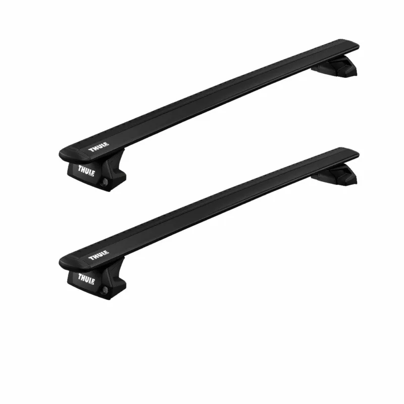 Retur gratuit Bare Transversale THULE WingBar Evo BLACK pentru OPEL Astra, 5 usi ESTATE cu Bare longitudinale Integrate (2007-2010)