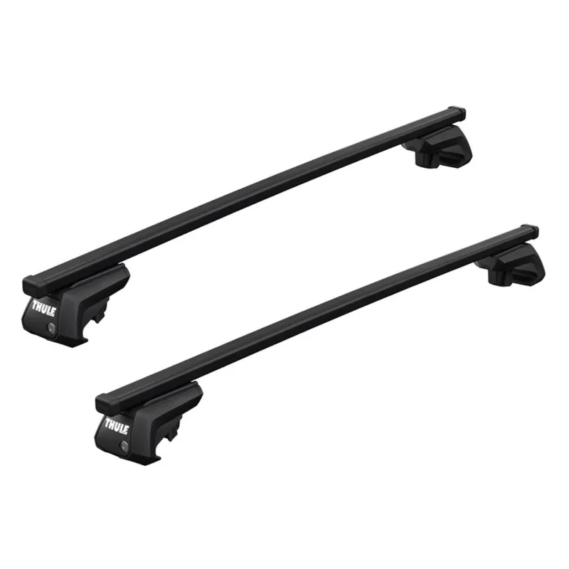 Bare auto transversale Thule Evo SquareBar otel pentru AUDI A6 Allroad, 5 usi ESTATE cu bare longitudinale ridicate (2000-2005) Popular