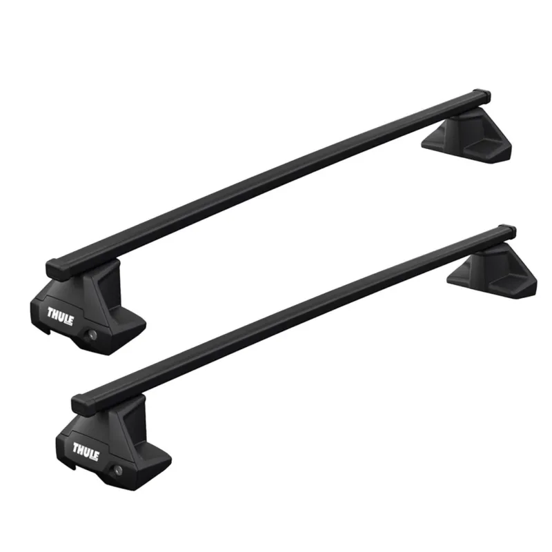 Bare Auto Transversale Thule SquareBar Evo Otel pentru VOLVO S90, 4 usi Sedan cu plafon normal (2016 – prezent) Preț mic