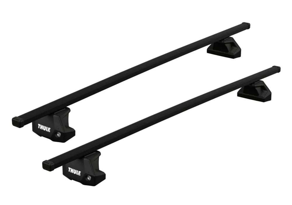 Discount Bare Auto Transversale Thule SquareBar Evo Otel pentru NISSAN Lafesta Highway Star, 5 usi MPV cu puncte fixe (2011-2018)
