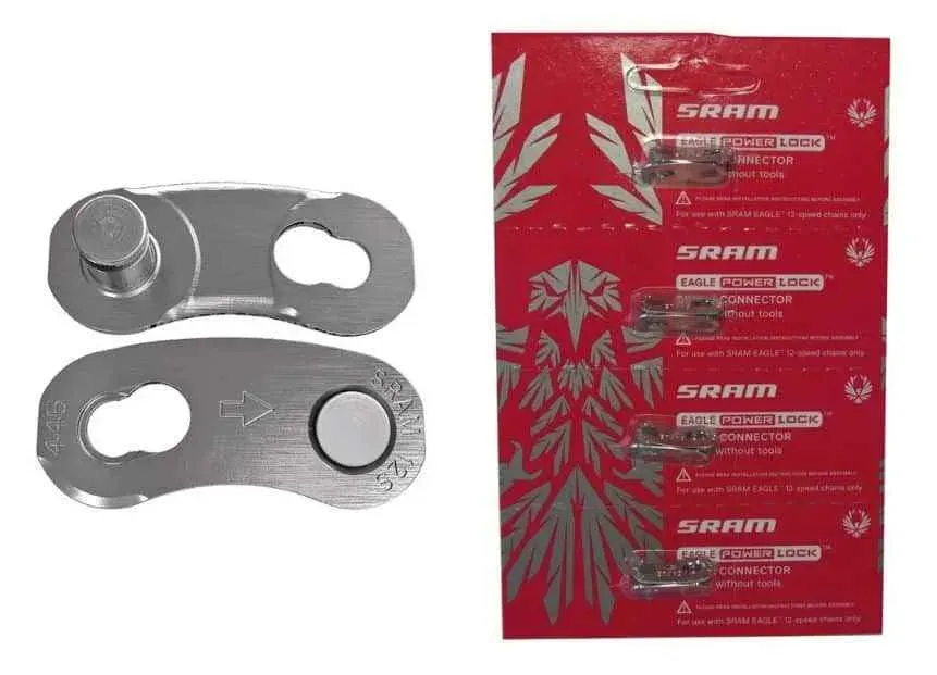 Bestseller Za lant Sram Eagle Power Lock 12-speed silver 4 bucati/set 00.2518.027.007