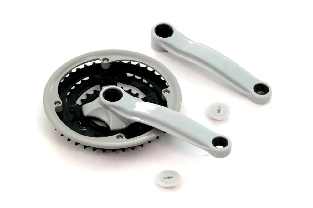 Angrenaj 170mm MTB 42/34/24 otel negru/gri Expediere rapidă