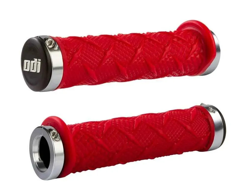 Discount Mansoane Odi MTB X-Treme Lock-On 130mm bright red