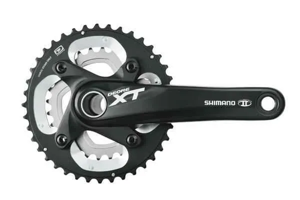 Retur gratuit Angrenaj SHIMANO XT 175 40/28 HOLLOWTECH 2 negru 10 viteze