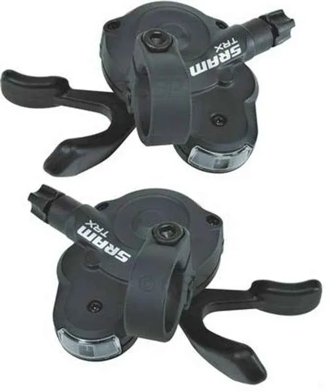 Manete schimbator TRX Trigger 2:1 Shimano 7 3 viteze negre -09 Calitate înaltă