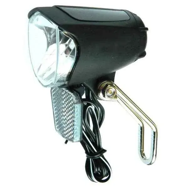 Lampa fata BikeForce pentru dinam-30 Lux-automatic On/Off Promoție