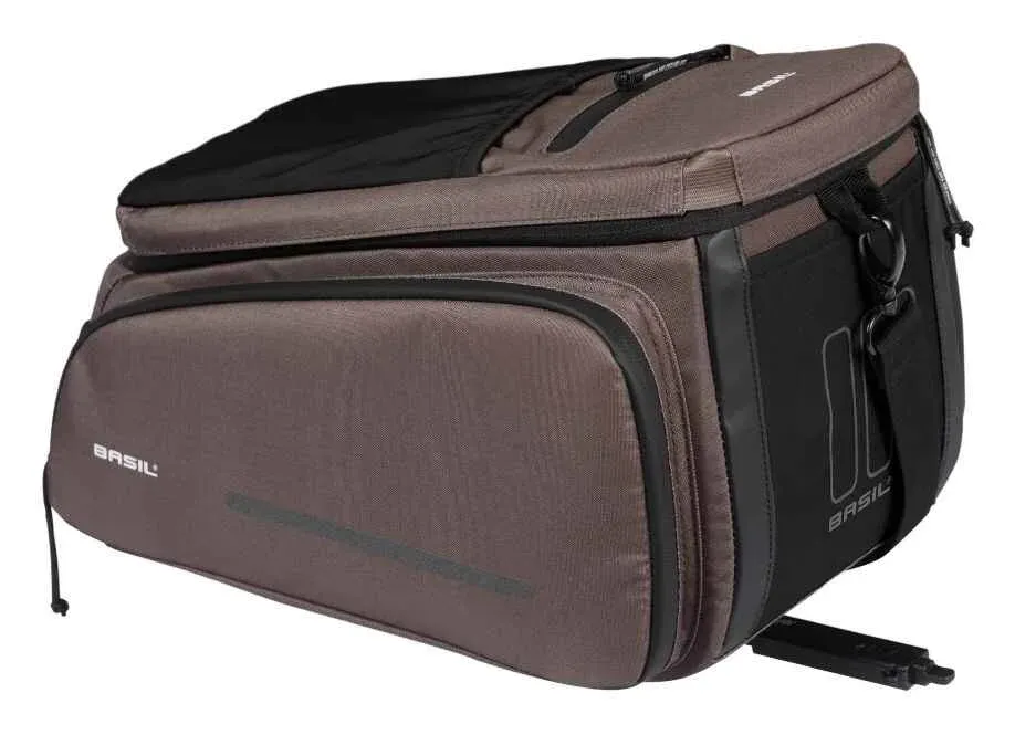 Geanta Basil Move MIK black 10-26 L marou cu placa daptor MIK 2.0 18439 Retur gratuit