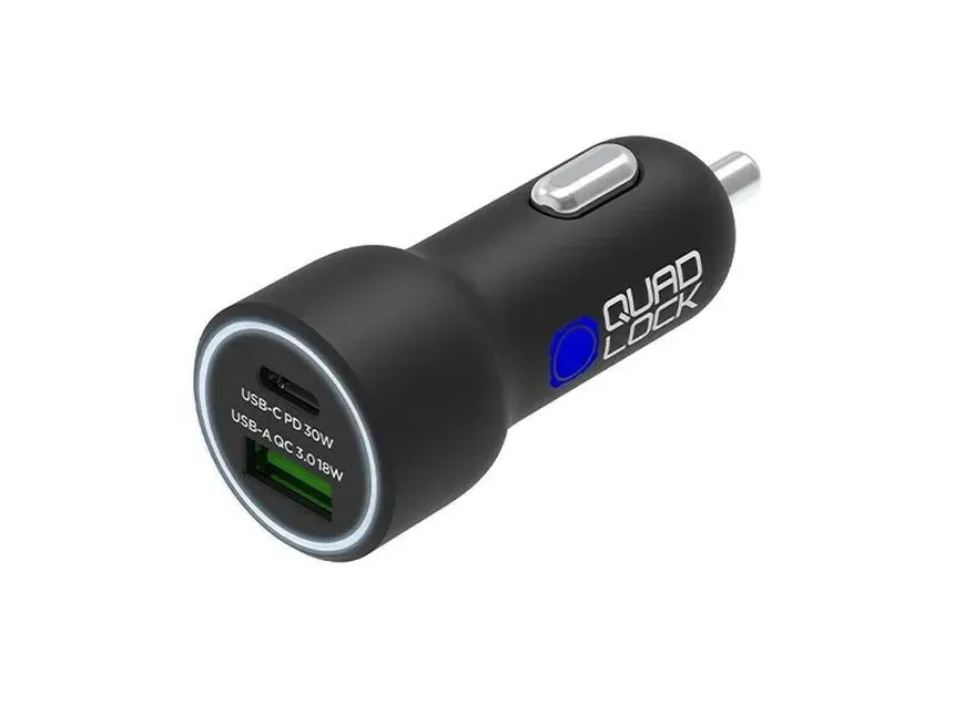 Discount Quad Lock incarcator priza auto USB Dual 12V, 48W