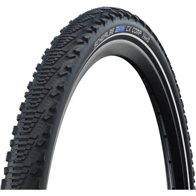 Vezi acum SCHWALBE Anvelopă CX COMP (50-559) 26x2.00 Active 50EPI K-Guard 620g Negru reflex