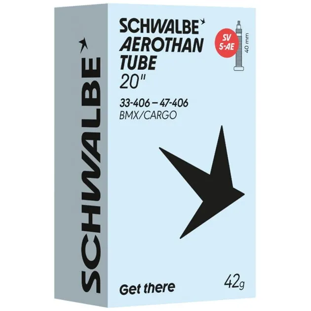Ultima șansă SCHWALBE Cameră AEROTHAN TUBE SV5-AE (33/47-406) FV 40mm 42g TPU