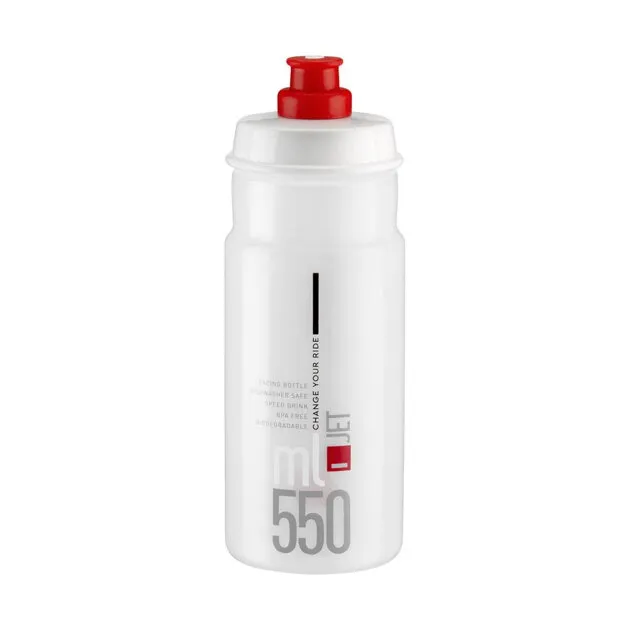 Vezi acum ELITE Bidon JET 550 transparentă logo roșu