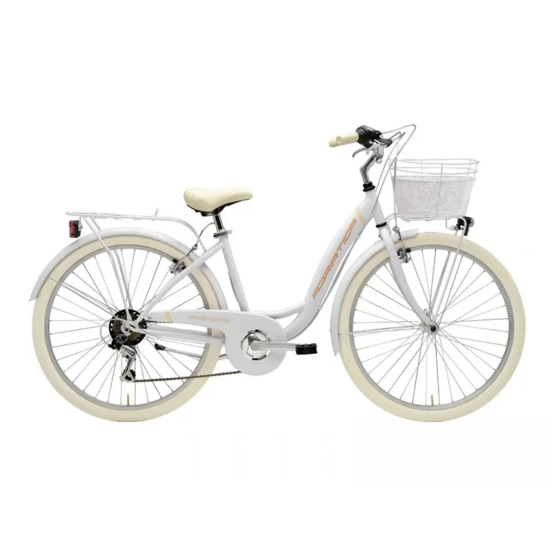 Preț promoțional Bicicleta Adriatica Panda 26 Lady 6V Alba 42 cm