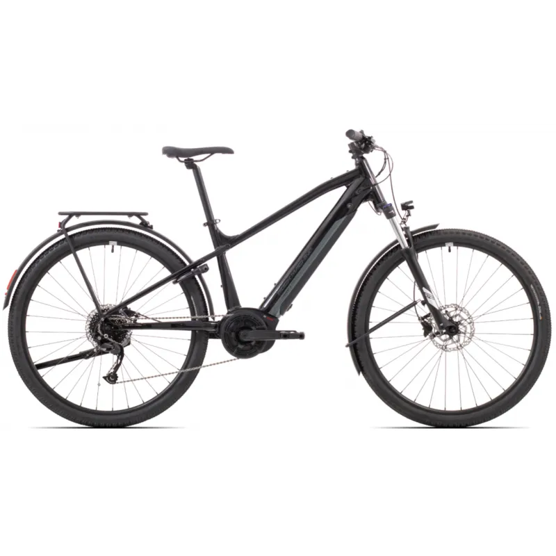 Bicicleta Electrica Rock Machine Torrent e50-29 B Touring 29 Gloss Black/Grey 19.0 - (L) Ofertă