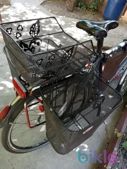 Super ofertă Portbagaj aluminiu Pletcher Elveția pt city bike sau treking cosuri cu montaj pe si lateral