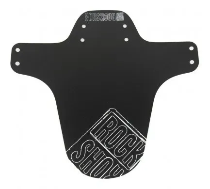 Ofertă limitată Fender RockShox MTB Black Outline White Distressed Logo Print, Culoare: Black