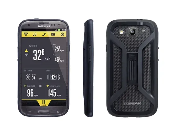 Carcasa Husa Topeak Ridecase Samsung Galaxy S3, reglabila, anti-shock, neagra Cumpărături sigure