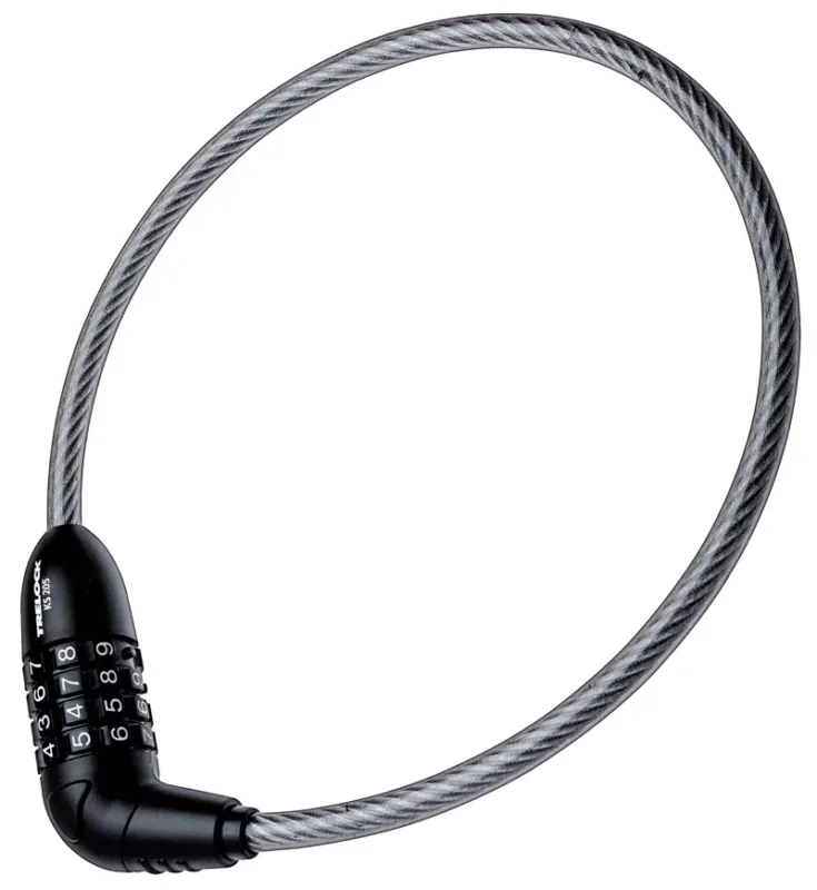 Antifurt Bicicleta Trelock Ks 205 100 Dragon,clema ZK100, negru Transport gratuit