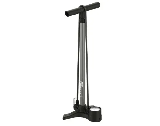 Doar azi Lezyne - pompa podea - Macro Drive DV - manometru - Schrader I Presta - grey - 220 psi / 15 bar