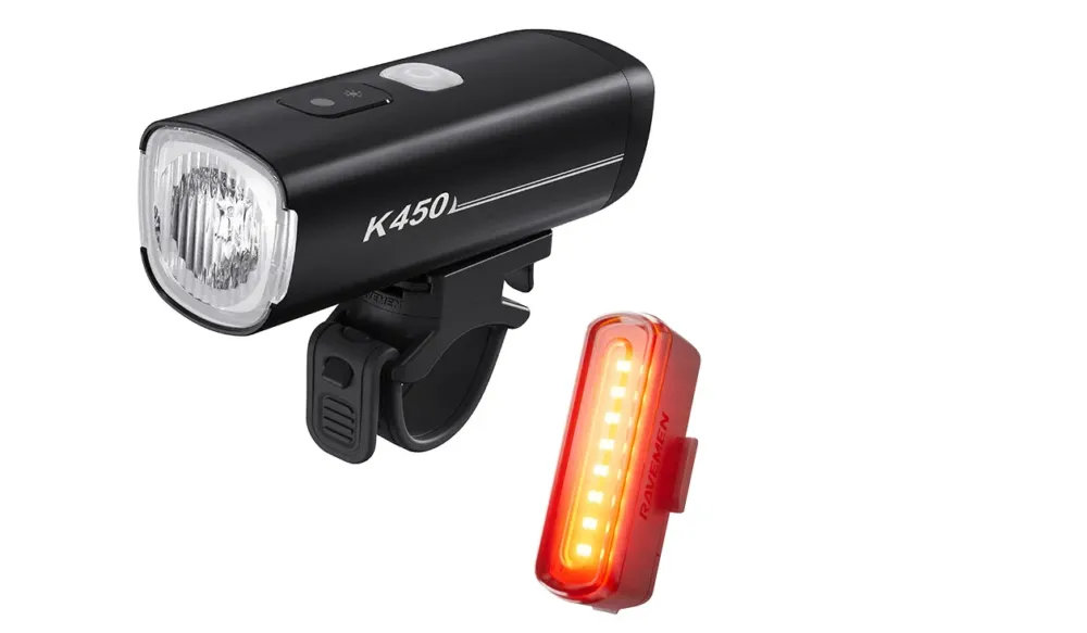 Ravemen - set far + stop - LS31 (K450+TR30) Fata 450lm + Spate 30lm USB-C Preț redus