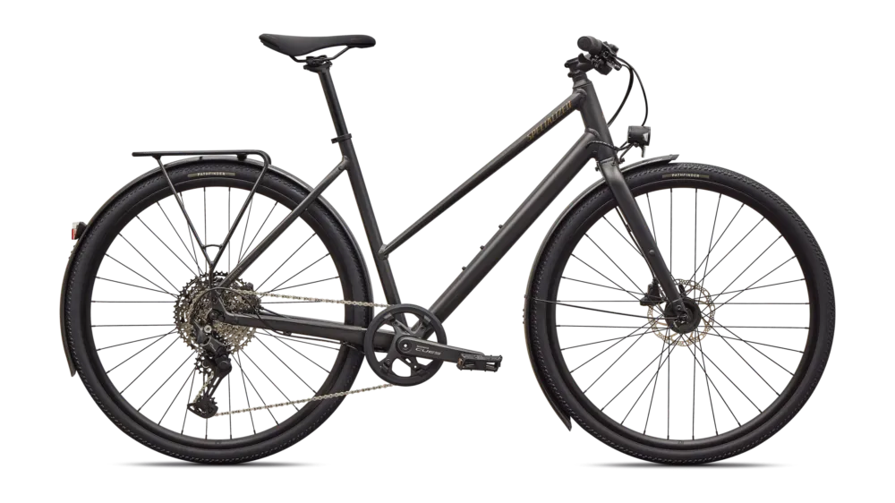 Bicicleta Trekking SPECIALIZED Sirrus X 3.0 Step-Through Eq - Metallic Obsidian XS Plat? securizat?