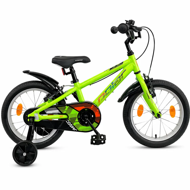 Bicicleta Copii Polar Cosmo - 16 Inch, Verde Ofert? de sezon