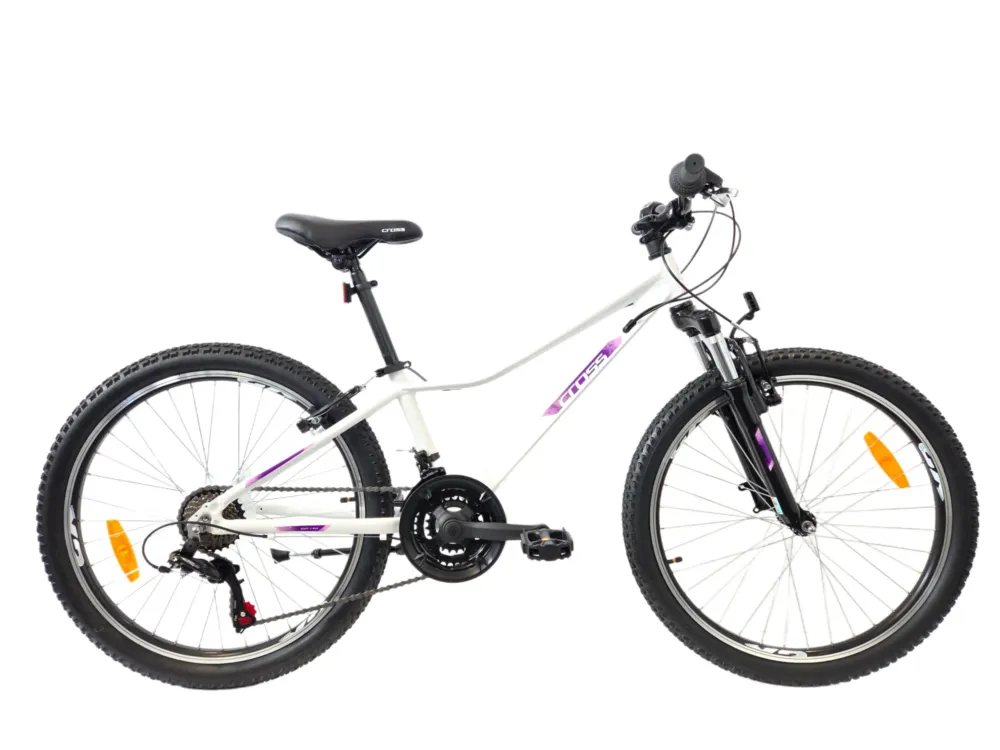Bicicleta copii mtb CROSS Daisy 24 - White | 8-10 ani Livrare rapid?