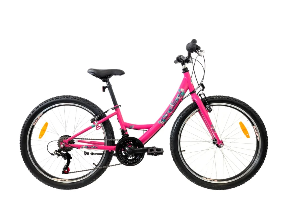 Bicicleta copii mtb CROSS Alissa 24 - Pink | 8-10 ani Plat? sigur?