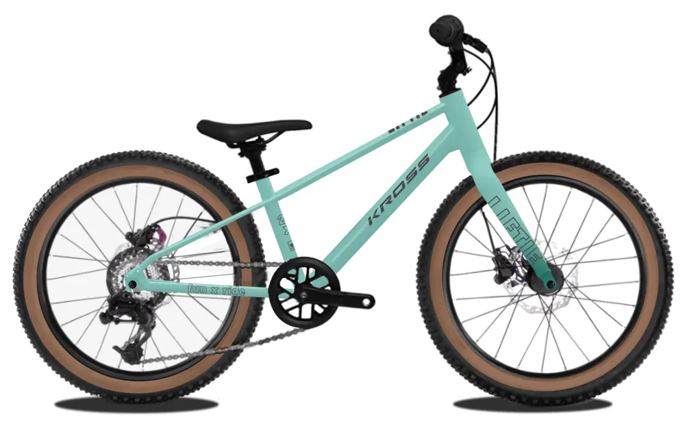 Bicicleta Copii Kross Liftie 20x frana disc 20 inch turcoaz Shimano Altus Retur gratuit