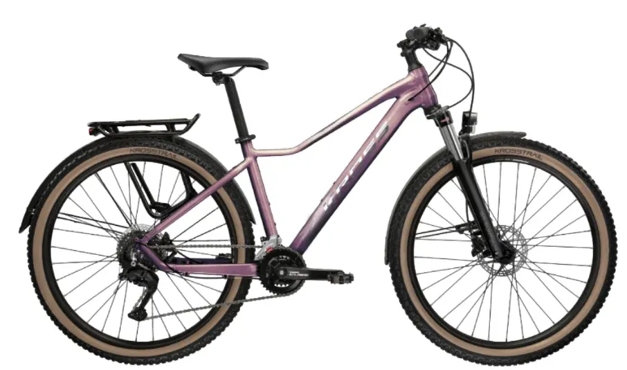 Bicicleta MTB Hardtail Kross LEA X200 EQ 27.5 inch roz Shimano Altus Plat? sigur?