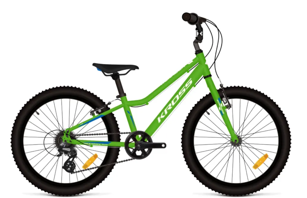 Bicicleta Copii Kross Hexagon Mini 1.0 20 inch verde Shimano Tourney Discount