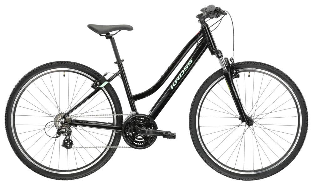 Reduceri Bicicleta Trekking Kross Evado 2.0 28 inch neagra Shimano Altus