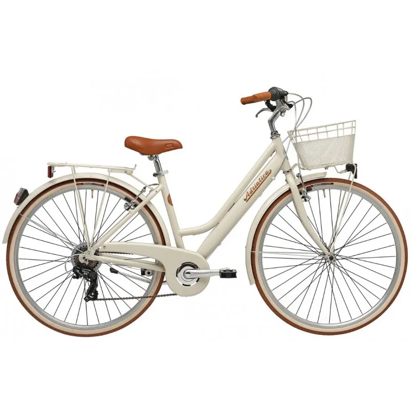 Bicicleta Adriatica City Retro Donna 28 crem 45 cm Retur u?or