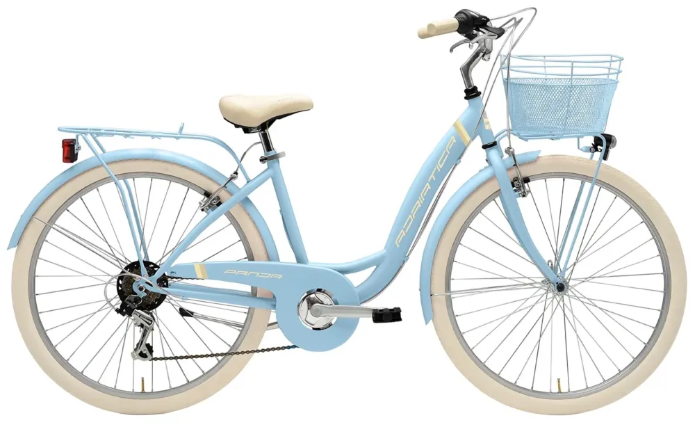 Reducere extra Bicicleta Adriatica Panda 26 Lady 6V Albastru Deschis 42 cm